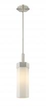 Innovation Lighting 427-1S-SN-G427-14WH - Claverack - 1 Light - 6 inch - Satin Nickel - Pendant