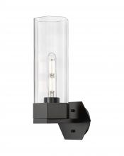Innovation Lighting 427-1W-BK-G427-14CL - Claverack - 1 Light - 6 inch - Matte Black - Sconce
