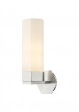 Innovation Lighting 427-1W-SN-G427-14WH - Claverack - 1 Light - 6 inch - Satin Nickel - Sconce