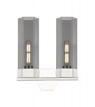Innovation Lighting 427-2W-PN-G427-14SM - Claverack - 2 Light - 13 inch - Polished Nickel - Bath Vanity Light