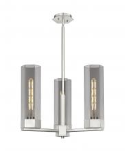 Innovation Lighting 427-3CR-SN-G427-14SM - Claverack - 3 Light - 22 inch - Satin Nickel - Pendant