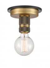 Innovation Lighting 431-1F-BBB-LED - Aurora - 1 Light - 2 inch - Black Brushed Brass - Flush Mount