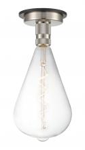 Innovation Lighting 431-1F-BSN-BB-164-LED - Aurora - 1 Light - 7 inch - Black Satin Nickel - Flush Mount