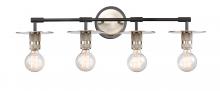 Innovation Lighting 431-4W-BSN-LED - Aurora - 4 Light - 30 inch - Black Satin Nickel - Bath Vanity Light