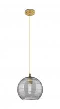 Innovation Lighting 434-1P-BB-G1213-8SM - Crown Point - 1 Light - 8 inch - Brushed Brass - Pendant