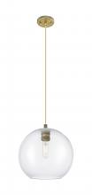 Innovation Lighting 434-1P-BB-G122-10 - Crown Point - 1 Light - 10 inch - Brushed Brass - Pendant