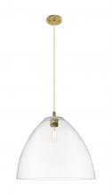 Innovation Lighting 434-1P-BB-GBD-162 - Crown Point - 1 Light - 16 inch - Brushed Brass - Pendant