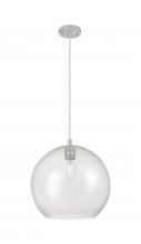Innovation Lighting 434-1P-SN-G124-12 - Crown Point - 1 Light - 12 inch - Satin Nickel - Pendant