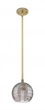 Innovation Lighting 434-1S-BB-G1213-6SM - Crown Point - 1 Light - 6 inch - Brushed Brass - Pendant