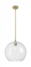 Innovation Lighting 434-1S-BB-G122-12 - Crown Point - 1 Light - 12 inch - Brushed Brass - Pendant