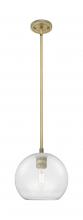 Innovation Lighting 434-1S-BB-G122-8 - Crown Point - 1 Light - 8 inch - Brushed Brass - Pendant