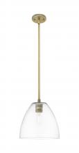 Innovation Lighting 434-1S-BB-GBD-92 - Crown Point - 1 Light - 9 inch - Brushed Brass - Pendant