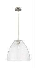 Innovation Lighting 434-1S-SN-GBD-124 - Crown Point - 1 Light - 12 inch - Satin Nickel - Pendant