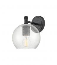 Innovation Lighting 434-1W-BK-G124-6 - Crown Point - 1 Light - 6 inch - Matte Black - Sconce