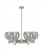 Innovation Lighting 434-6CR-SN-G1213-6SM - Crown Point - 6 Light - 26 inch - Satin Nickel - Chandelier