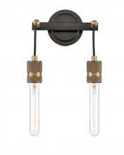 Innovation Lighting 444-2W-BAB - Ellis - 2 Light - 9 inch - Black Antique Brass - Bath Vanity Light