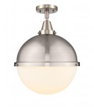 Innovation Lighting 447-1C-SN-HFS-121-SN - Hampden - 1 Light - 13 inch - Brushed Satin Nickel - Flush Mount