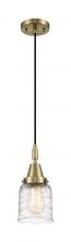 Innovation Lighting 447-1P-AB-G513 - Bell - 1 Light - 5 inch - Antique Brass - Mini Pendant