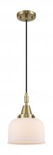 Innovation Lighting 447-1P-AB-G71 - Bell - 1 Light - 8 inch - Antique Brass - Mini Pendant