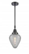Innovations Lighting 447-1S-BK-G165-LED - Geneseo - 1 Light - 7 inch - Matte Black - Mini Pendant