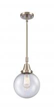 Innovations Lighting 447-1S-SN-G204-8 - Beacon - 1 Light - 8 inch - Brushed Satin Nickel - Mini Pendant