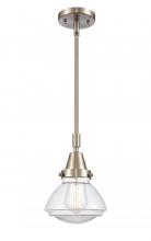 Innovation Lighting 447-1S-SN-G322-LED - Olean - 1 Light - 7 inch - Brushed Satin Nickel - Mini Pendant
