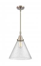 Innovation Lighting 447-1S-SN-G44-L-LED - Cone - 1 Light - 12 inch - Brushed Satin Nickel - Mini Pendant