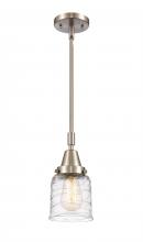 Innovations Lighting 447-1S-SN-G513-LED - Bell - 1 Light - 5 inch - Brushed Satin Nickel - Mini Pendant