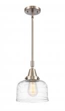 Innovations Lighting 447-1S-SN-G713-LED - Bell - 1 Light - 8 inch - Brushed Satin Nickel - Mini Pendant