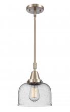 Innovations Lighting 447-1S-SN-G74-LED - Bell - 1 Light - 8 inch - Brushed Satin Nickel - Mini Pendant