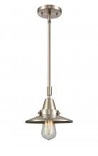Innovation Lighting 447-1S-SN-M2-LED - Railroad - 1 Light - 8 inch - Brushed Satin Nickel - Mini Pendant