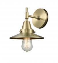 Innovation Lighting 447-1W-AB-M4-AB - Railroad - 1 Light - 8 inch - Antique Brass - Sconce