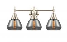 Innovation Lighting 447-3W-PN-G173 - Fulton - 3 Light - 25 inch - Polished Nickel - Bath Vanity Light