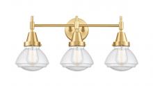 Innovations Lighting 447-3W-SG-G324-LED - Olean - 3 Light - 25 inch - Satin Gold - Bath Vanity Light