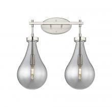Innovation Lighting 451-2W-SN-G451-7SM - Owego - 2 Light - 17 inch - Satin Nickel - Bath Vanity Light