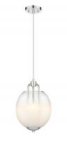 Innovation Lighting 453-3P-PN-G453-10WCL - Fall Brook - 3 Light - 10 inch - Polished Nickel - Pendant