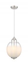 Innovation Lighting 453-3P-SN-G453-10WCL - Fall Brook - 3 Light - 10 inch - Satin Nickel - Pendant