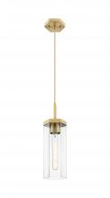 Innovation Lighting 463-1P-BB-G463-12CL - Blakeley - 1 Light - 5 inch - Brushed Brass - Pendant