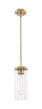 Innovation Lighting 463-1S-BB-G463-12CL - Blakeley - 1 Light - 5 inch - Brushed Brass - Pendant