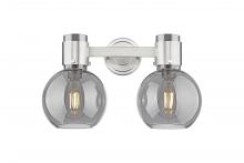 Innovation Lighting 464-2W-SN-G464B-7SM - Lawton Sphere - 2 Light - 17 inch - Brushed Satin Nickel - Bath Vanity Light