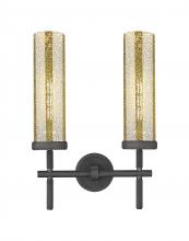Innovation Lighting 471-2W-WZ-G471-12ME - Lincoln - 2 Light - 14 inch - Weathered Zinc - Bath Vanity Light