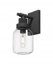 Innovation Lighting 472-1W-TBK-G472-6CL - Somers - 1 Light - 5 inch - Textured Black - Sconce