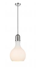 Innovation Lighting 492-1S-PN-G581-12 - Amherst - 1 Light - 12 inch - Polished Nickel - Stem hung - Mini Pendant