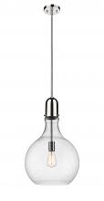 Innovation Lighting 492-1S-PN-G584-14-LED - Amherst - 1 Light - 14 inch - Polished Nickel - Stem hung - Pendant