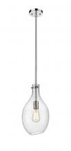 Innovations Lighting 493-1S-PN-G554-9-LED - Norwalk - 1 Light - 9 inch - Polished Nickel - Cord hung - Mini Pendant