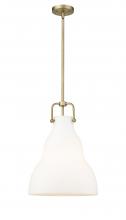 Innovation Lighting 494-1S-BB-G591-14 - Haverhill - 1 Light - 14 inch - Brushed Brass - Stem hung - Pendant