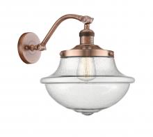 Innovation Lighting 515-1W-AC-G544 - Oxford - 1 Light - 8 inch - Antique Copper - Adjustable Sconce