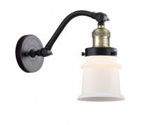 Innovation Lighting 515-1W-BAB-G181S-LED - Canton - 1 Light - 7 inch - Black Antique Brass - Adjustable Sconce