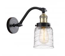 Innovation Lighting 515-1W-BAB-G513-LED - Bell - 1 Light - 5 inch - Black Antique Brass - Adjustable Sconce