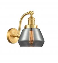 Innovation Lighting 515-1W-SG-G173-LED - Fulton - 1 Light - 7 inch - Satin Gold - Adjustable Sconce